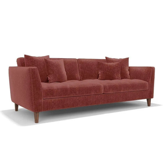 Canapé en velours caramel