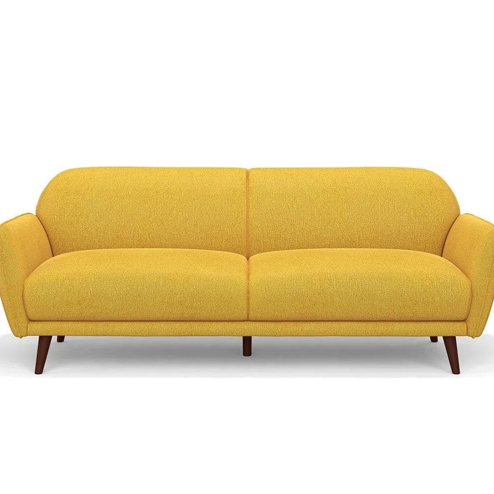 Canapé soleil jaune moelleux et doux