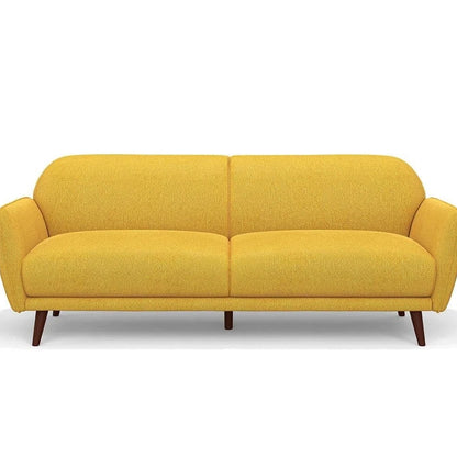 Canapé soleil jaune moelleux et doux