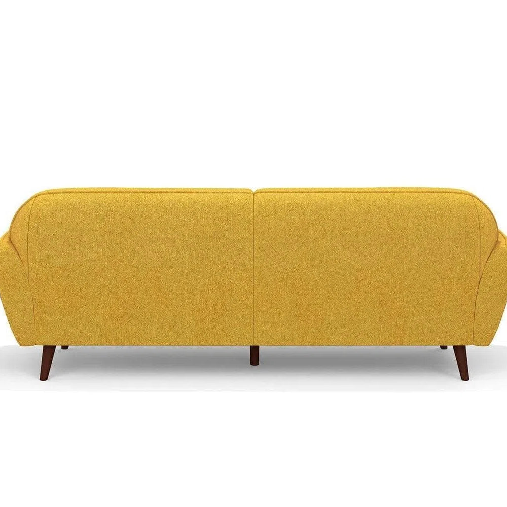 Canapé soleil jaune moelleux et doux