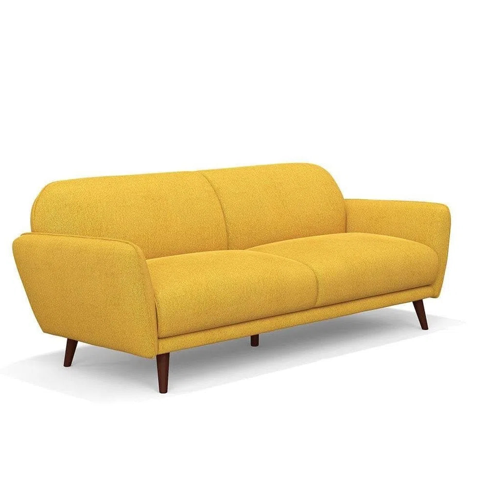 Canapé soleil jaune moelleux et doux