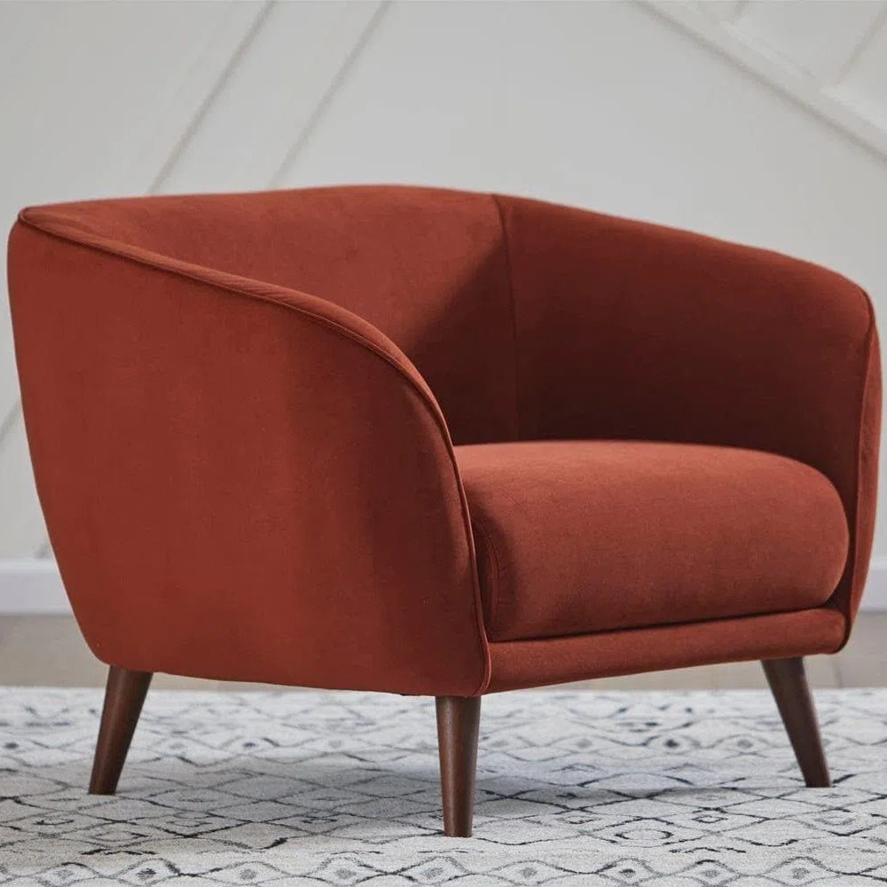 Fauteuil inclinable doux et rond