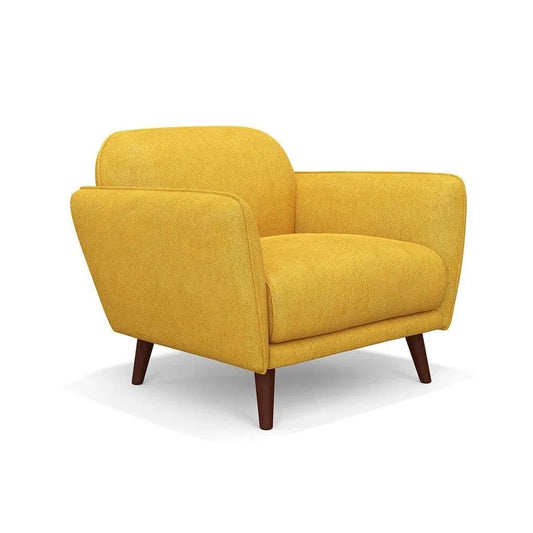 Fauteuil lounge rétro en forme de tarte aux œufs